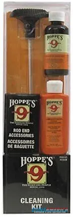 Hoppes No. 9 Cleaning Kit with Aluminum Rod, .38/.357 Caliber, 9mm Pistol