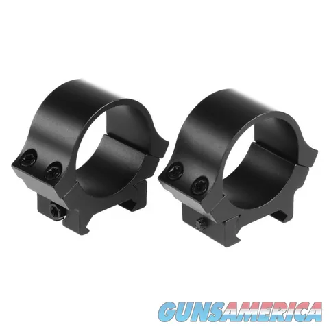 B-Square 30mm Low Matte Black Picatinny Weaver Style Bolt On Scope Ring Pair