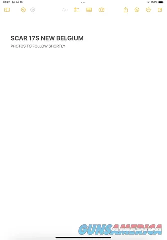 SCAR 17S, Belgium, NIB