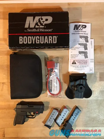 S&W Bodyguard 380ACP with Factory Crimson Trace Laser.. SUPER CLEAN.. comes with accessories