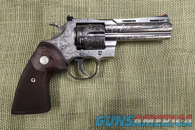 COLT PYTHON STAINLESS FACTORY ENGRAVED