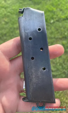 Colt 1911 type 1 magazine exposed base plate early 1912