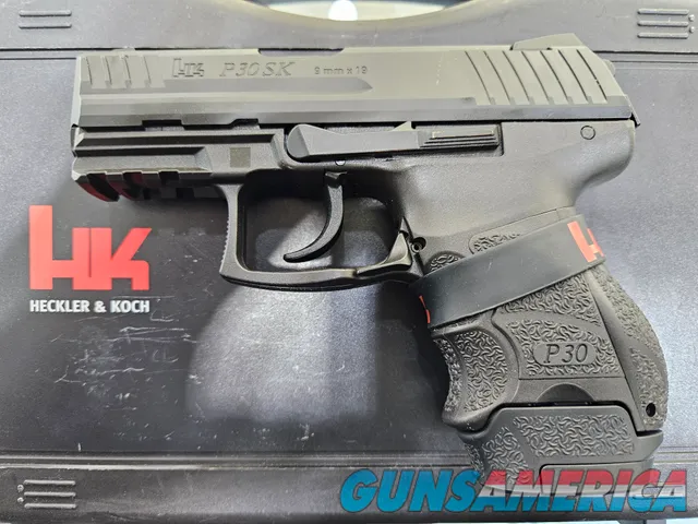 Heckler and Koch P30SK V3 9mm 3.27" Barrel 10+1/15+1 Fixed Sights