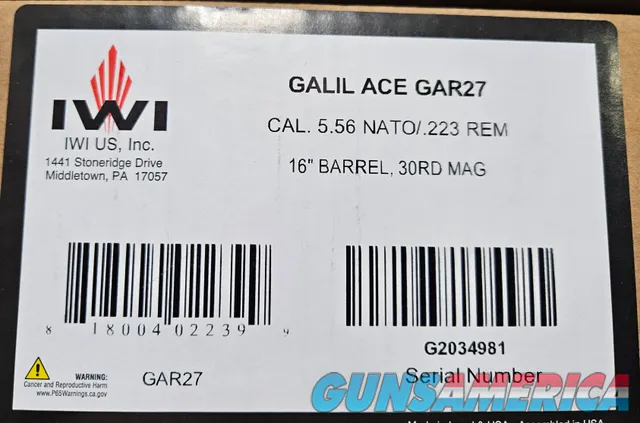 IWI - Israel Weapon Industries Galil Ace 818004022399 Img-3