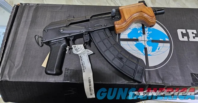Century Arms Pistol Cugir Macro Draco HG2797BP-N 6in 7.62x39 30+1 W/Backpack & 3 Extra Mags