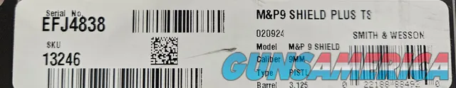Smith & Wesson M&P9 Shield Plus 022188884920 Img-3