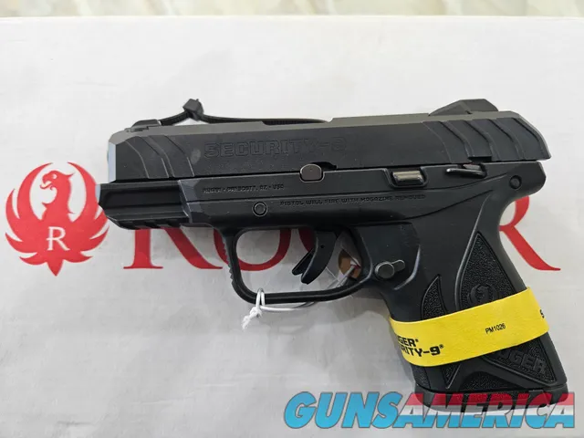 Ruger Security-9 Compact 3.42in Blued SKU:03818 9mm 10+1