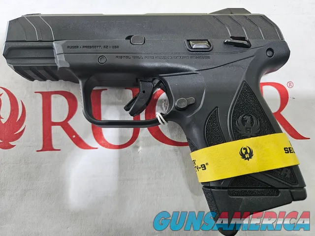 Ruger Security-9 Compact 3.42in Blued SKU:03818 9mm 10+1