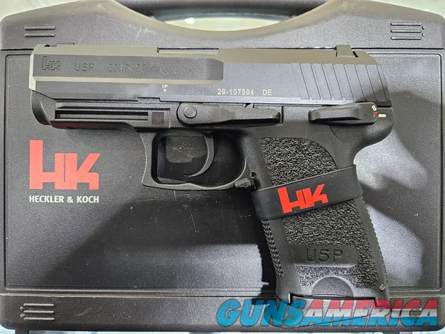 Heckler and Koch USP Compact V1 .45 ACP 3.78" Barrel 8-Rounds