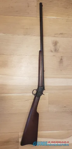 Remington Rolling Block No. 4 rifle with octagon 22” barrel