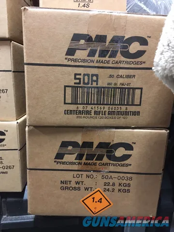 PMC 50 BMG 200rds CASE