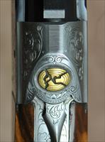 Krieghoff Gold Super Scroll action and forearm iron with gold target top latch Img-4