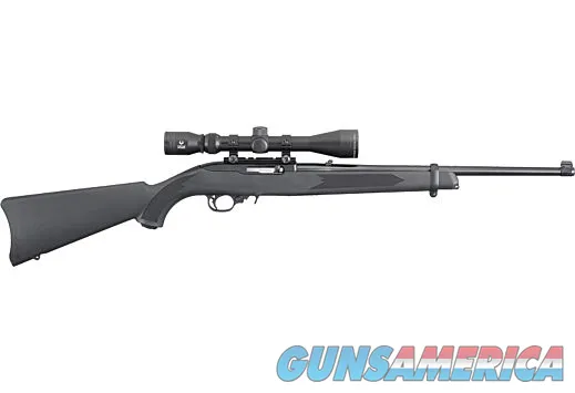 RUGER 10/22 CARBINE 22LR BLUED BLACK SYN. W/3-9X40