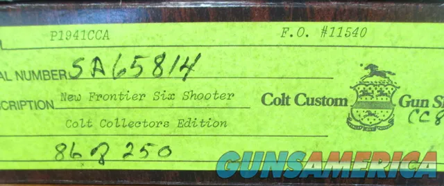 Colt Single Action Army (SAA) 098289009302 Img-5