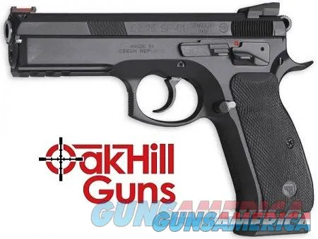 CZ 75 SP-01 Shadow CUSTOM Competition 9mm FO Ext Controls 85 Combat Features 3-19 Rd Mags *NEW* 91154