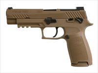 Sig P320 M17 U.S. Army 9mm 17rd SigLite NS FDE *NEW* Free Shipping