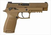 Sig P320 M17 U.S. Army 9mm 17rd SigLite NS FDE *NEW* Free Shipping
