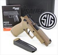 Sig P320 M17 U.S. Army 9mm 17rd SigLite NS FDE *NEW* Free Shipping