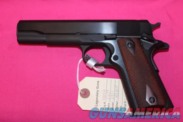 Colt 1911 No RollmarkNo Sights Img-1