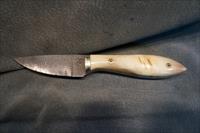 Horsehead Creek Custom Damascus Knife with Bighorn handle Img-4