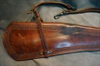 Vintage Leather Rifle Scabbard by Otto Ernst Sheridan Wyo Img-2