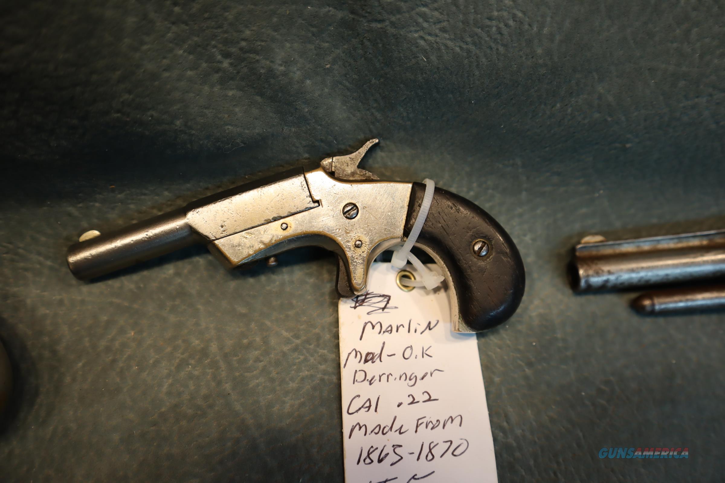 3 Antique Marlin Pistols For Sale At Gunsamerica.com: 921484202