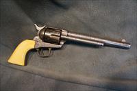 Colt SAA 44-40 Etched Panel Engraved Montana Lawman  Img-1