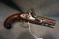 Rare 40-Bore Flintlock Overcoat Pistol by J.Harding & Son Img-1