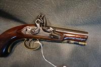 Rare 40-Bore Flintlock Overcoat Pistol by J.Harding & Son Img-2