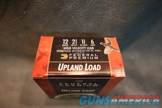 Federal Premium 12ga 2 3/4 1 3/8oz 4 Shot Upland Load 250rounds Img-5