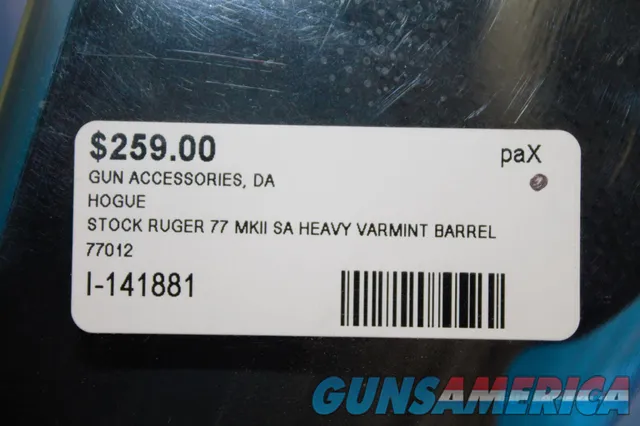 Hogue M77 MKII heavy barrel full bed stock SA Img-2