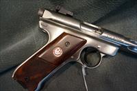 Ruger MKIII Hunter 22LR 4 1/2" stainless fluted barrel