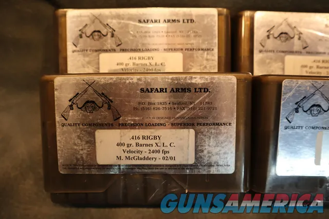 Safari Arms Custom 416 Rigby ammo Img-2