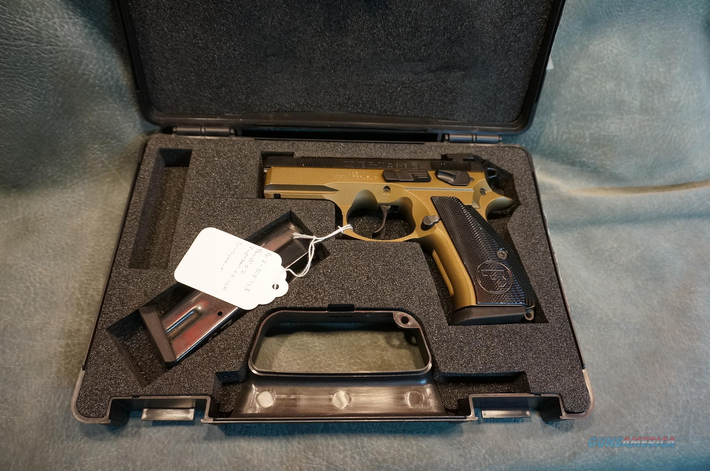CZ 75 P01 9mm Omega Cajun Gun Work... for sale at