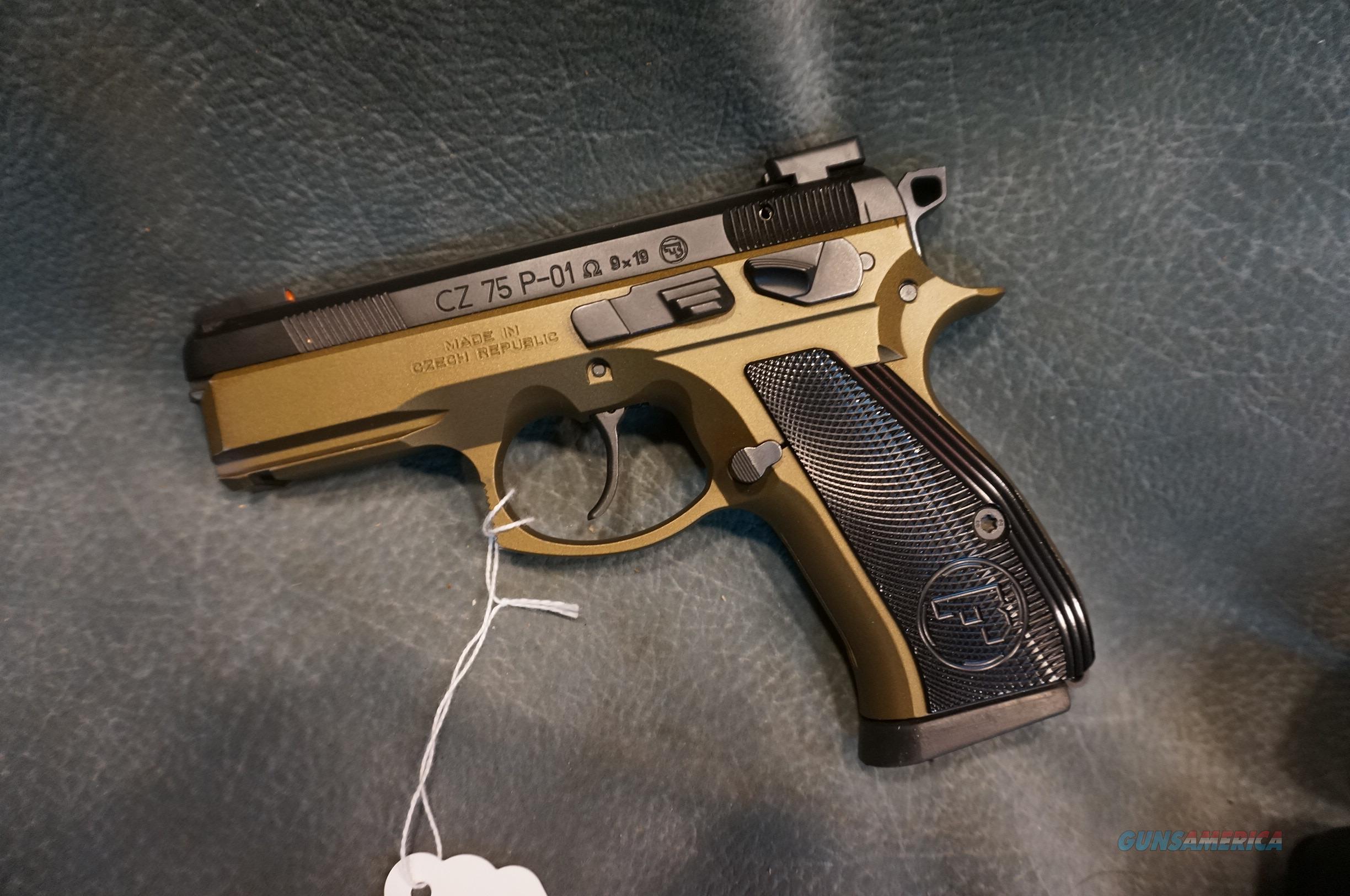 CZ 75 P01 9mm Omega Cajun Gun Work... for sale at