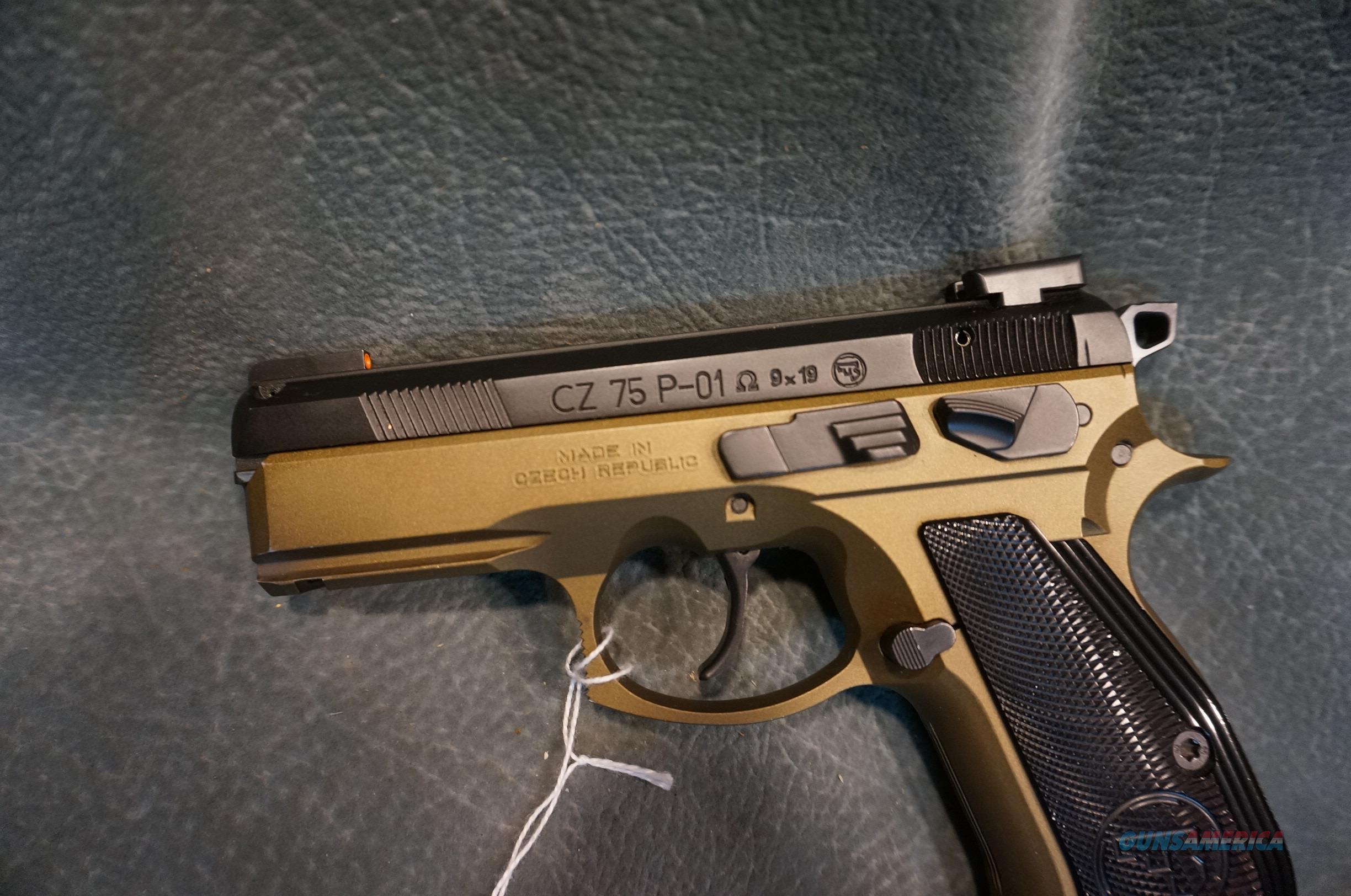 CZ 75 P01 9mm Omega Cajun Gun Work... for sale at