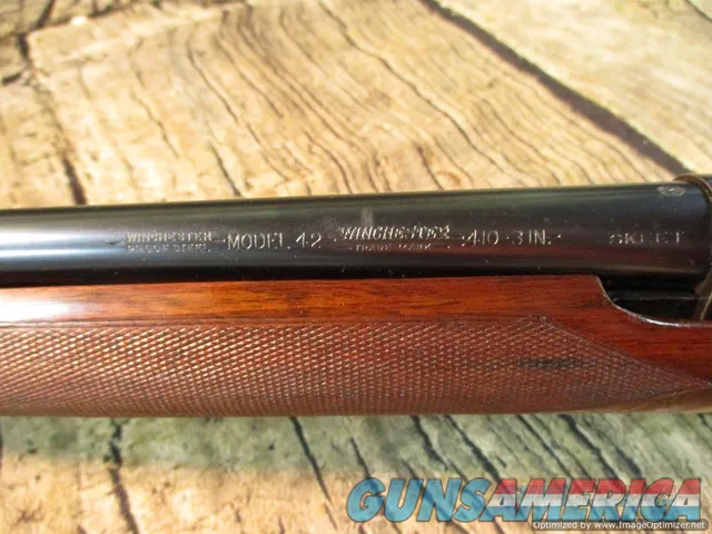 Winchester Model 42 410 ga, 26" Skeet, Pre War 1937 (ConsAE)