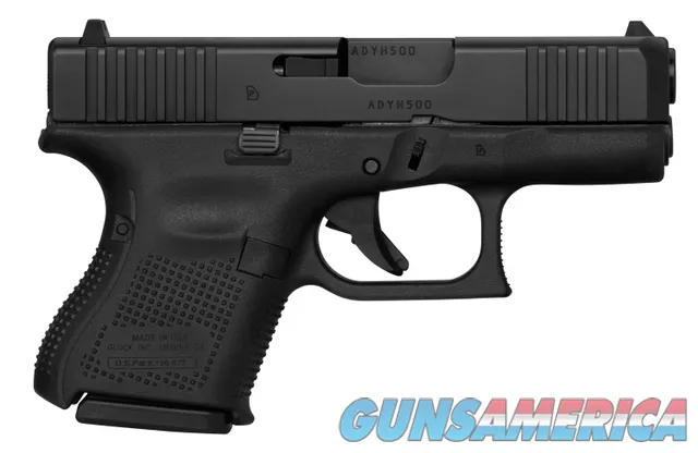 Glock Model 26 Gen 5 Sub-Compact 9mm 3.43" 10+1 Black nDLC WFront Serrations Rough Texture Grip NEW (UA265S201)