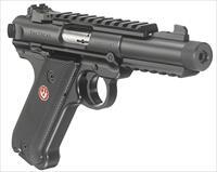 Ruger MKIV Tactical 22 LR 4.4" ThreadedPicatinny Rail, 10+1 NEW (40150_