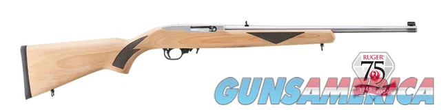 Ruger 10/22 Sporter, 22 LR, Natural Finish Stock - 75th Anniversary NEW (41275)