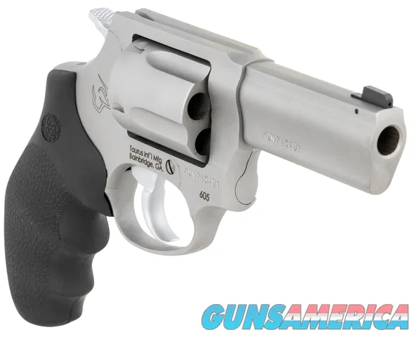 Taurus Defender 605 Stainless 38 Spl+P 357 Mag 3" & Night Front Sight (2-