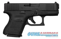 Glock Model 26 Gen 5 Sub-Compact 9mm 3.43" 10+1 Black nDLC WFront Serrations Rough Texture Grip NEW (UA265S201)