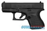 Glock Model 26 Gen 5 Sub-Compact 9mm 3.43" 10+1 Black nDLC WFront Serrations Rough Texture Grip NEW (UA265S201)