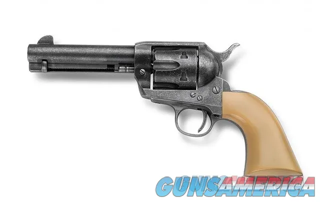 EMF Pietta 1873 GWII "The R Model" Tribute 45 Colt (LC) 4 34" Original Finish "Californian" Orange Grip NEW (HF45R434NMCR)