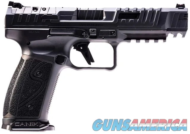 Canik HG7010N SFx Rival-S Full Size Frame 9mm Luger 18+1, 5" Black Steel Barrel, Dark Side Optic Ready HG7010-N