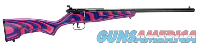 Savage Arms Rascal 22 lr single-shot, 16.12", Pink/Purple hybrid Boyd's Minimalist Stock NEW (13737)
