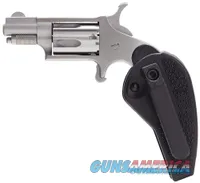 North American Arms Mini-Revolver 22 LR 1.125" Stainless, Holster Grip - NEW (NAA22LRHG)