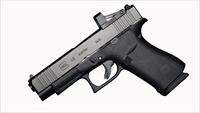 Glock Model 48 MOS Compact 9mm 4.17" 10+1 Black wFront Serrations NEW (PA4850201FRMOS)