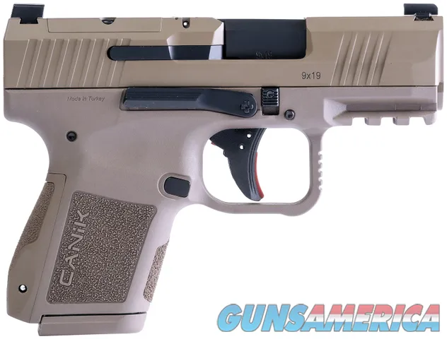 Canik MC9 9mm, 12+1 & 15+1, 3.18" Barrel, FDE Finish & Optics Ready NEW