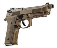 Beretta USA M9A4 9mm 5.1" 18+1 FDE Optics Ready WAmmo Can Carry Case NEW (JS92M9A4GM)